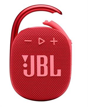 eBookReader JBL Clip 4 Bluetooth højtaler rød åben clip